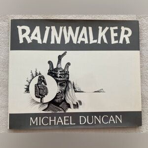 BEAUTIFUL Rainwalker hardcover book with sketches by artist Michael Duncan